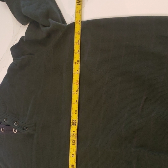 Devner Hayes Men's Pullover 3/4 Zip Long Sleeve Snap Buttons Large - Picture 7 of 10